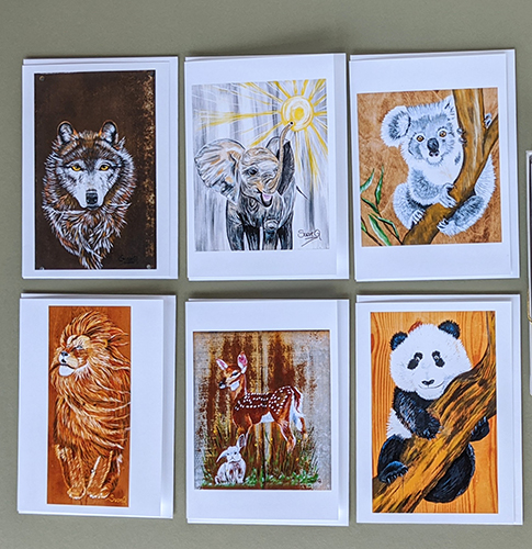 Wildlife Set Of Cards